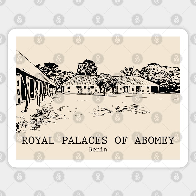 Royal Palaces of Abomey - Benin Magnet by Lakeric